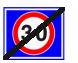 Конец зоны ослабленного движения Дорожный знак №223